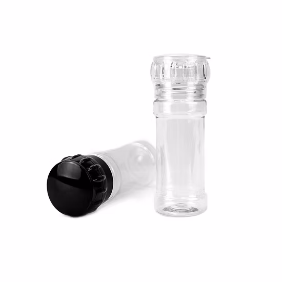 2025 100ml PET 플라스틱 후추 분쇄기 소금 분쇄기 양념통 조미료 용기