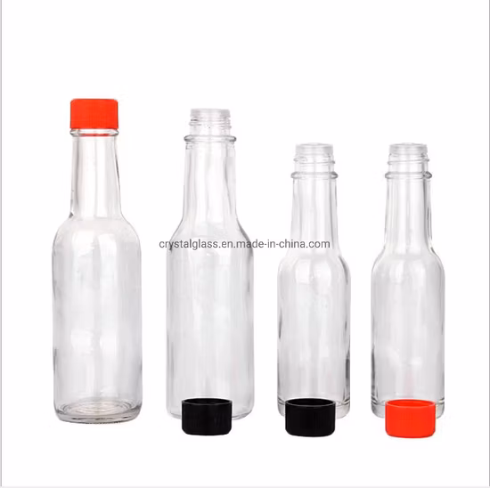 뚜껑이 있는 90ml 150ml 토마토 소스 조미료 유리병