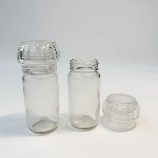 OEM 주방용품 소금 후추 분쇄기 분쇄기 향신료 병 유리병