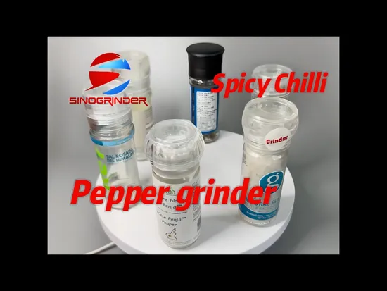 80ml 신상품 세라믹 그라인더 소금 후추 그라인더